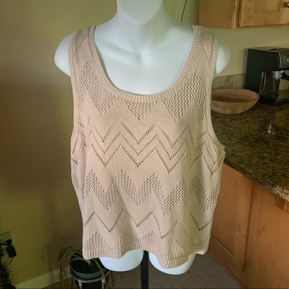 Marled Tops - Knit Tank Top